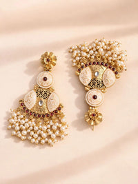 PANASH Circular Drop Earrings
