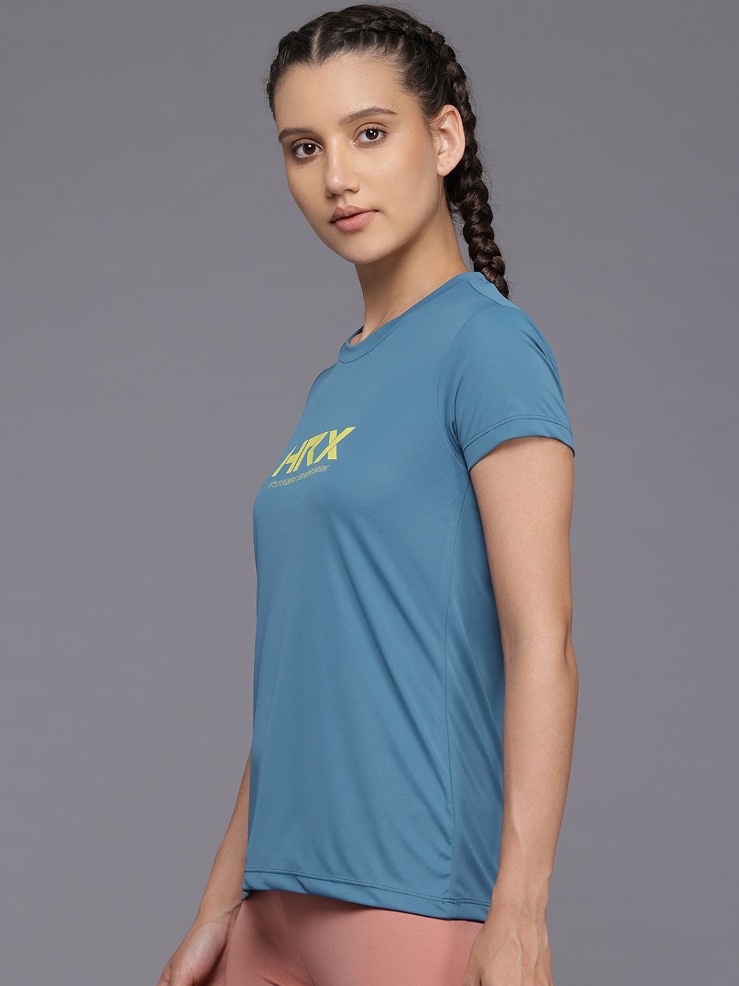 HRX by Hrithik Roshan Printed Rapid-Dry Training T-shirt