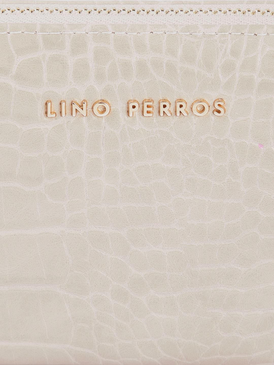 Lino Perros Women Croc Textured Zip Around Wallet