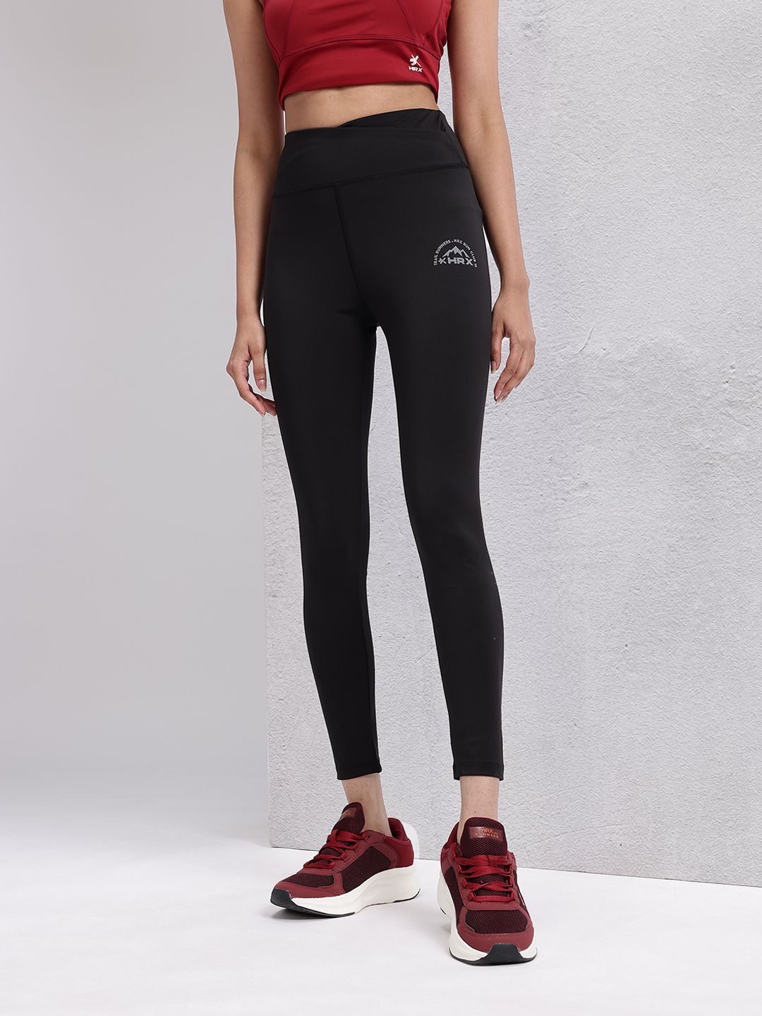 HRX by Hrithik Roshan Women Cropped Rapid-Dry Running Tights