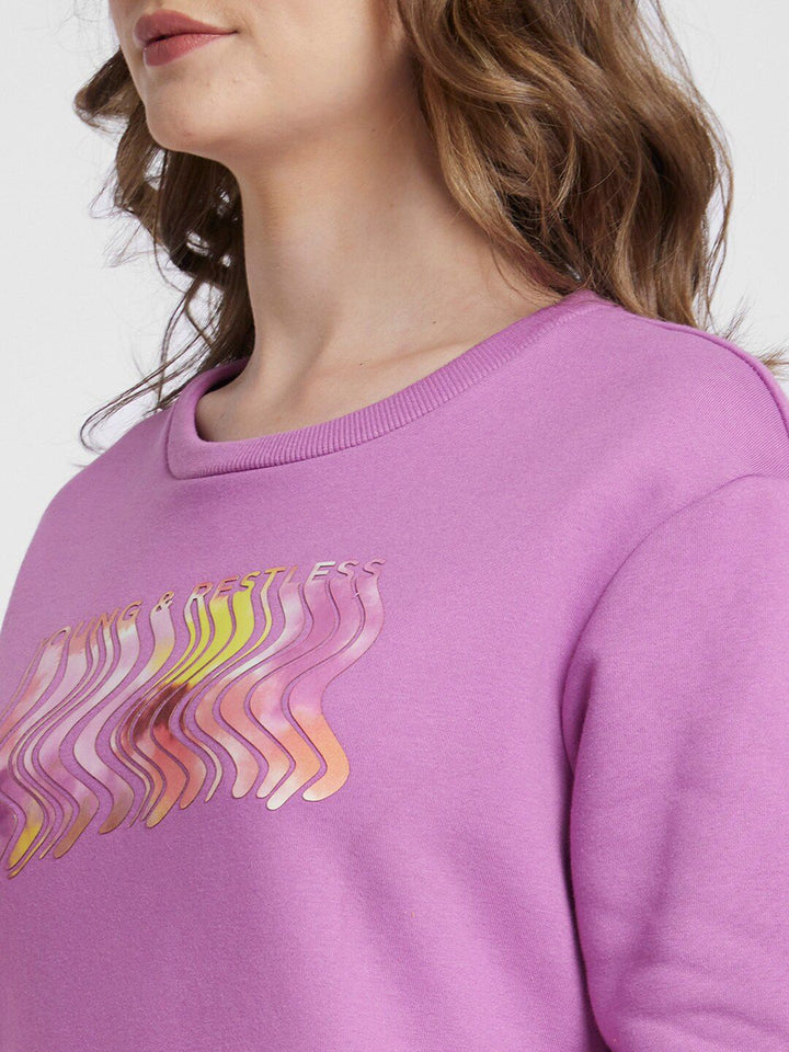 SPYKAR Graphic Printed Cotton Sweatshirt