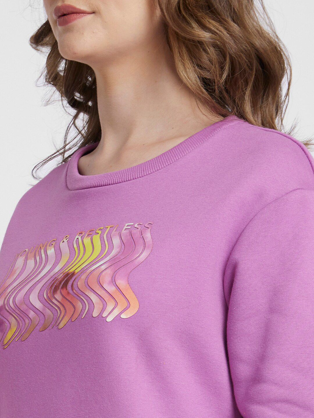 SPYKAR Graphic Printed Cotton Sweatshirt