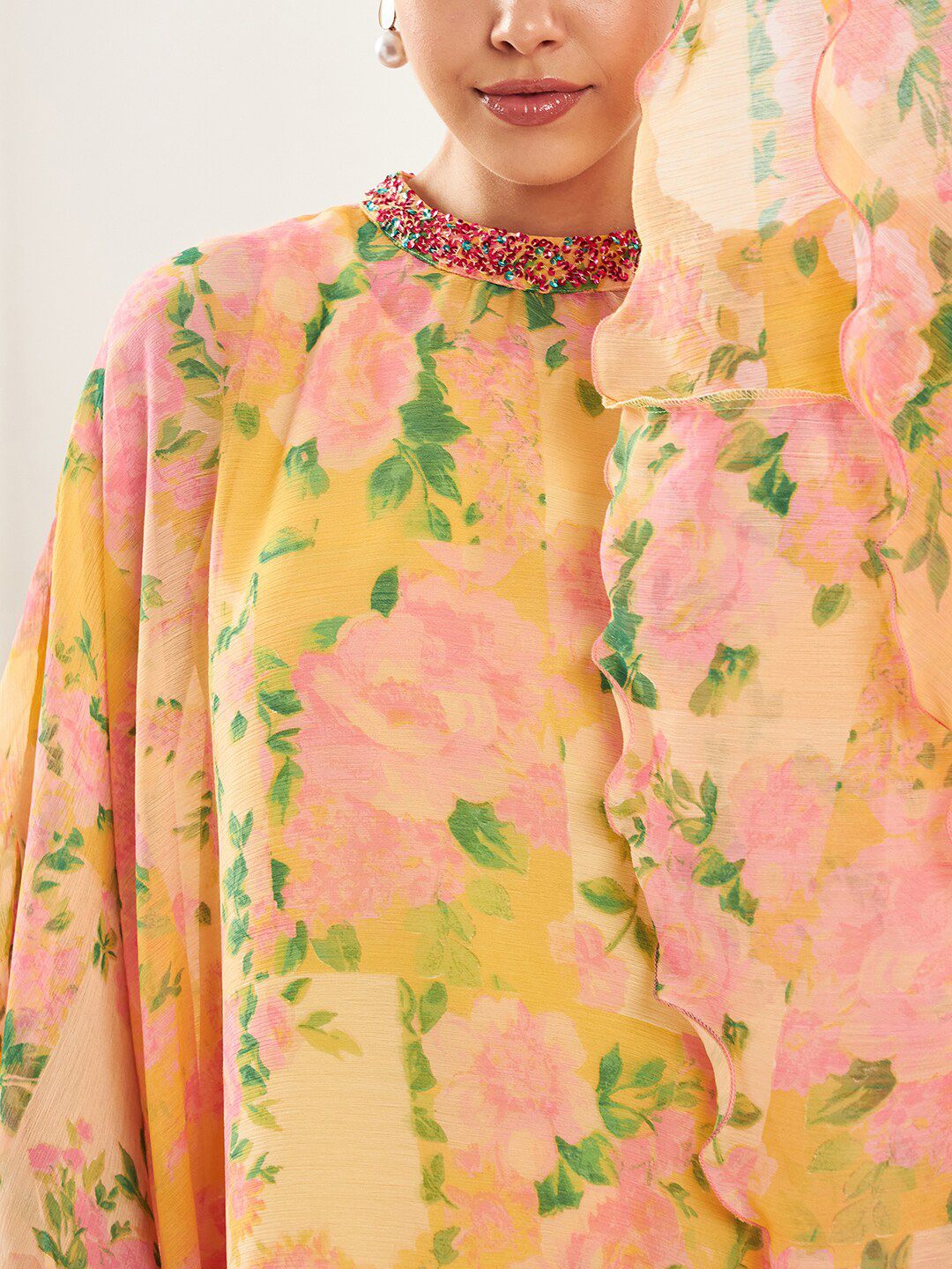 Antheaa Printed Top & Trouser