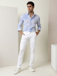 RARE RABBIT Men Dale Camouflage Printed Slim Fit Cotton Shirt