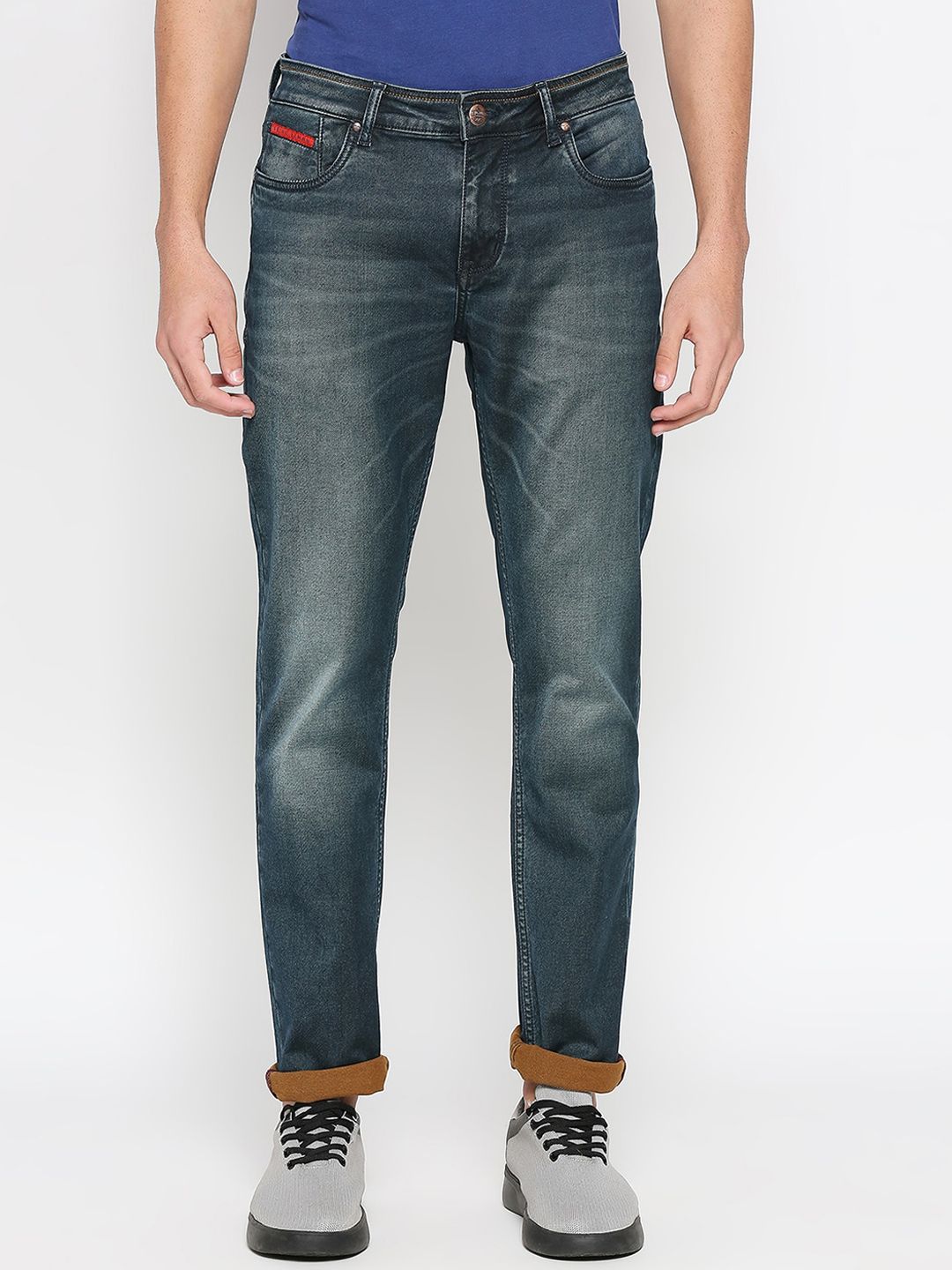 Being Human Men Slim Fit Clean Look Heavy Fade Jeans
