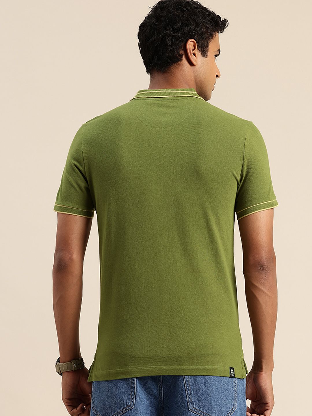 Being Human Pure Cotton Polo Collar Casual T-shirt