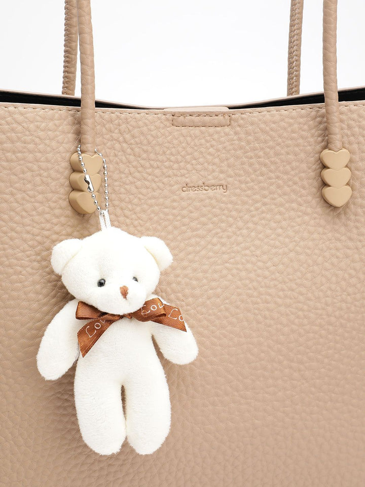 DressBerry Structured Shoulder Bag with Pouch