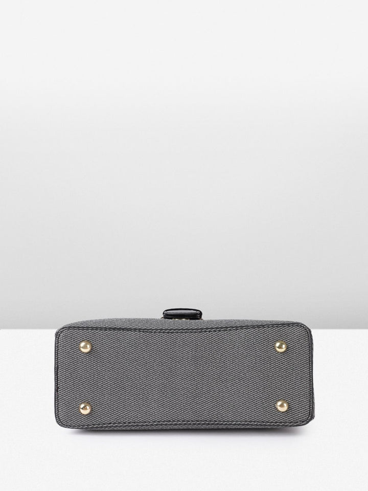 all about you Textured Structured Satchel