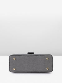 all about you Textured Structured Satchel