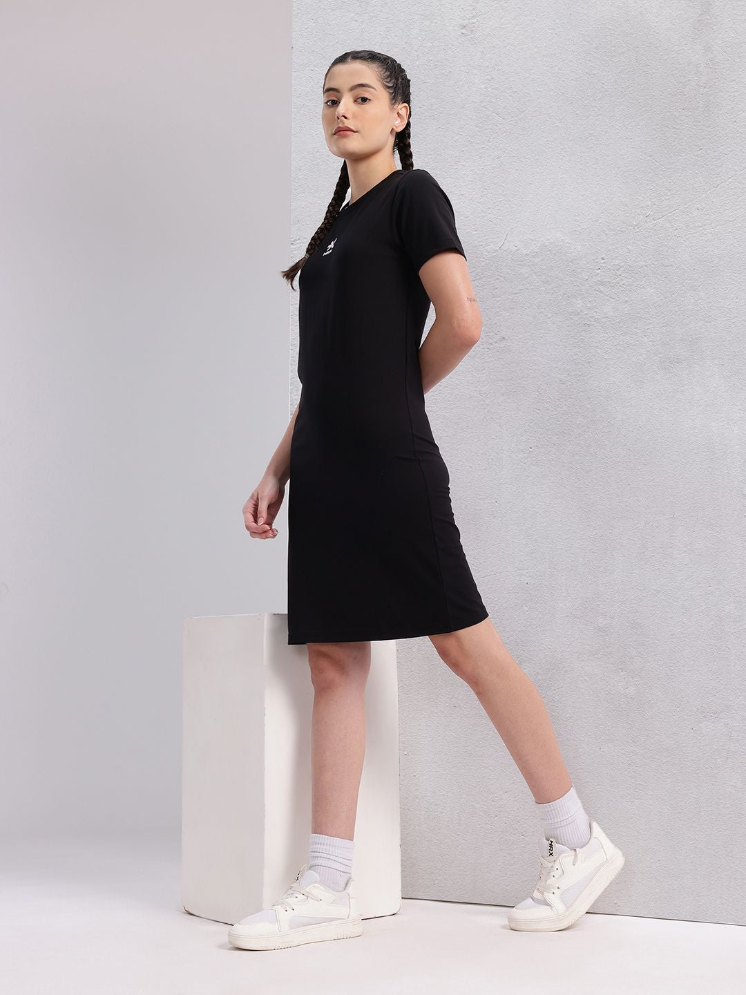 HRX by Hrithik Roshan Lifestyle Midi T-shirt Dress