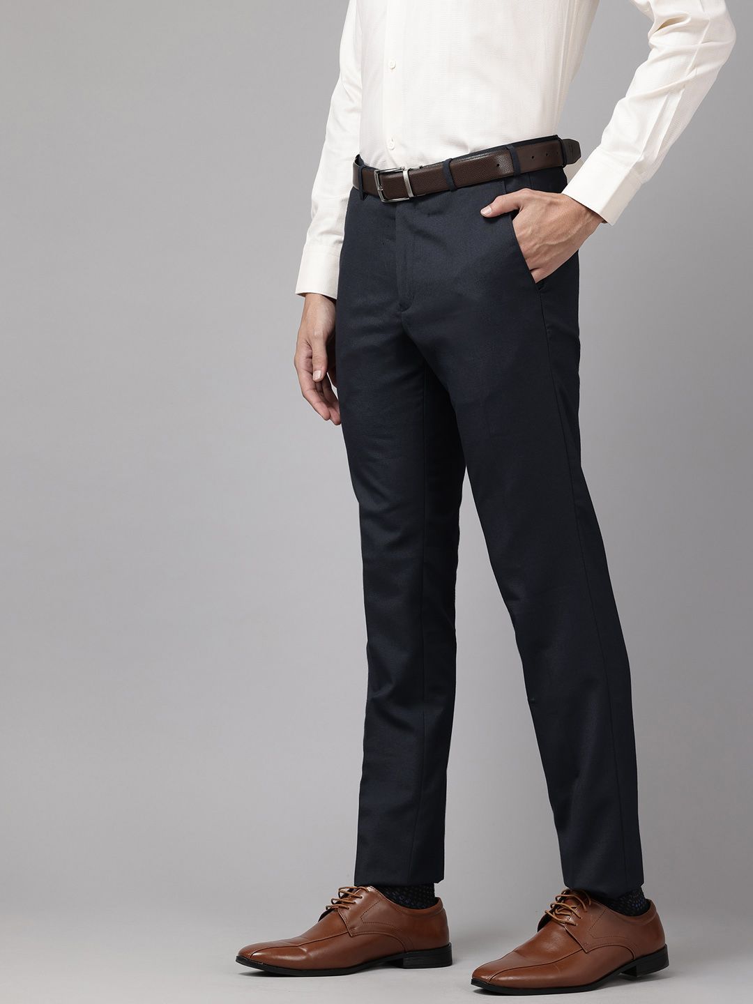 Park Avenue Men Slim Fit Formal Trousers