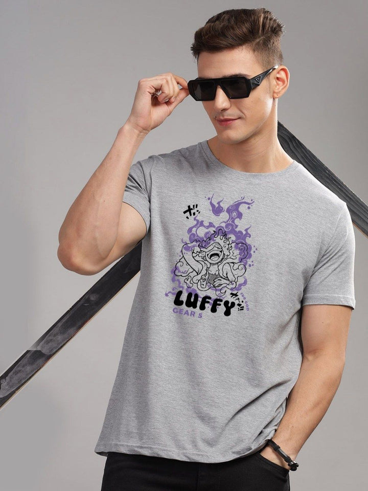 ADRO Men Typography Printed Raw Edge T-shirt