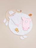 Pek Nauti Nati Infants 5 Set Hadiah Pakaian Bayi Kapas Tulen