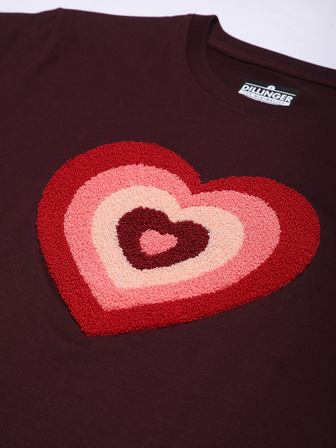 DILLINGER Women Regular Fit Crew Neck Puff Print Tshirt