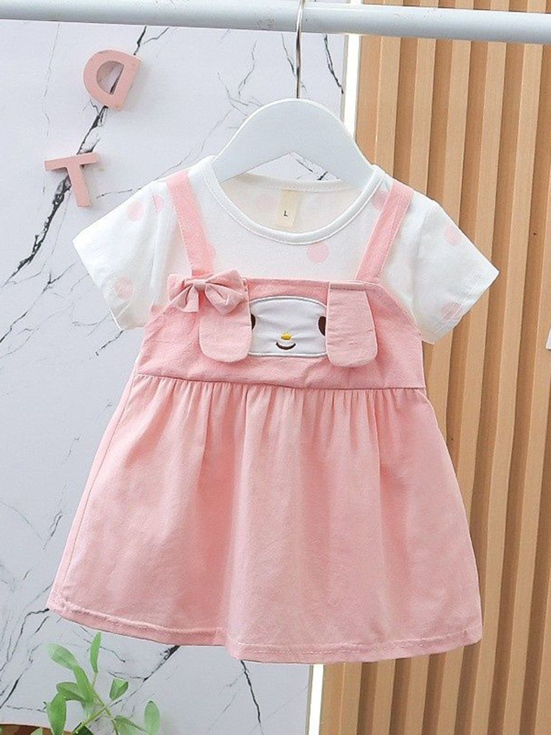 YK Girls Cotton Pinafore Dress