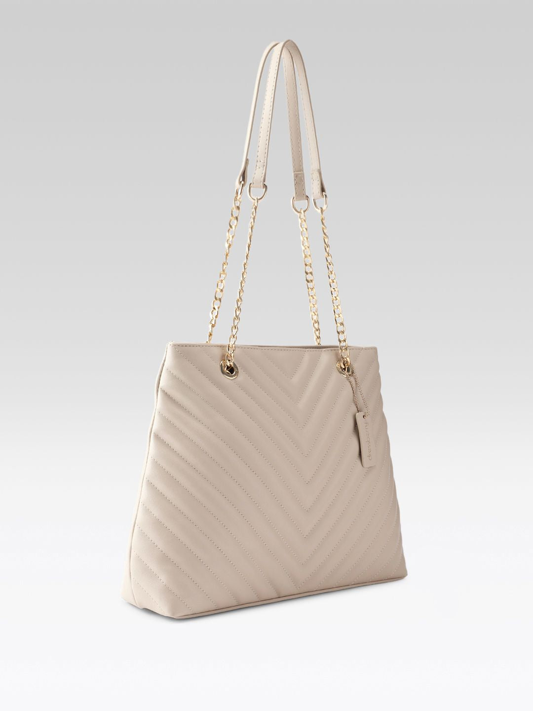 DressBerry Structured Quilted Shoulder Bag