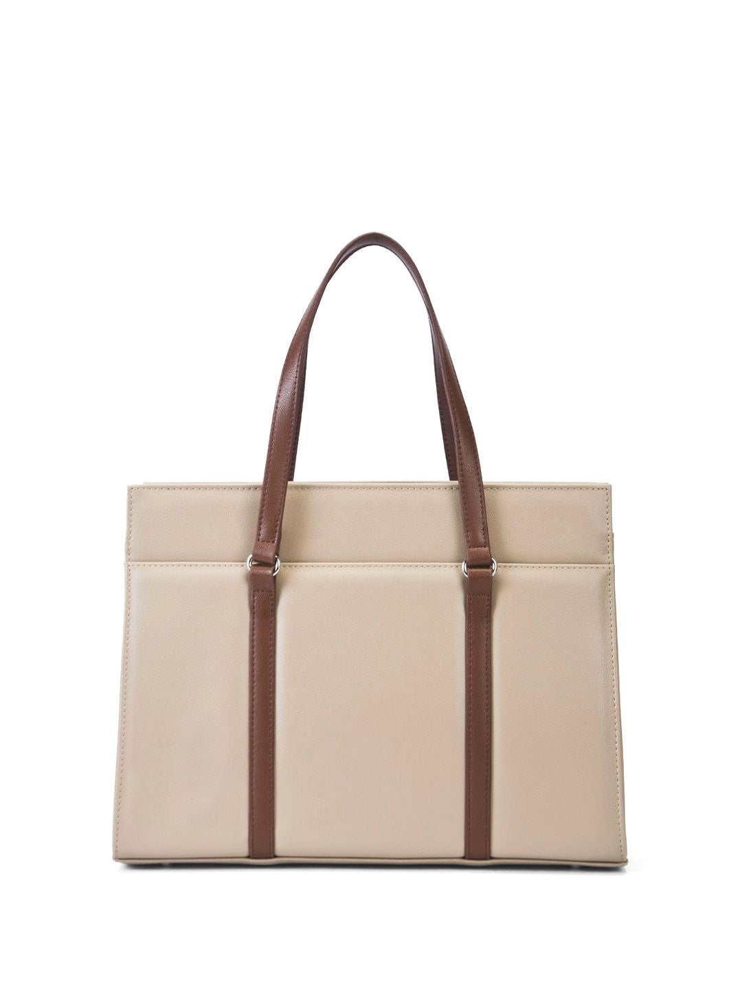Lino Perros Oversized Structured Tote Bag with Quilted