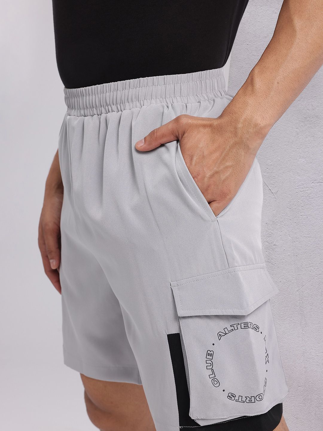 HRX by Hrithik Roshan Men Mid-Rise Cargo-Style Lifestyle Shorts
