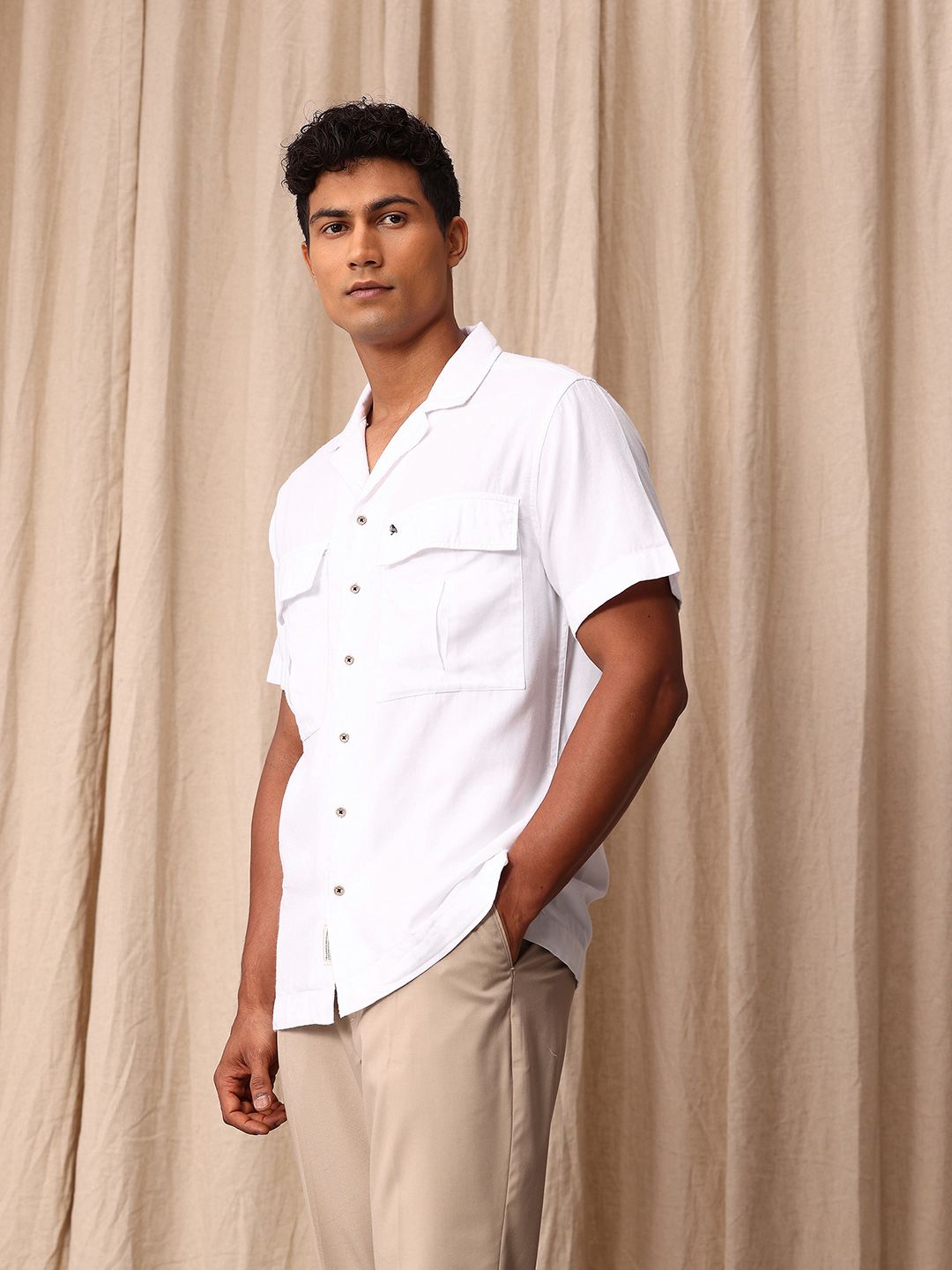 Mr Bowerbird Pure Cotton Liberal Fit Casual Shirt