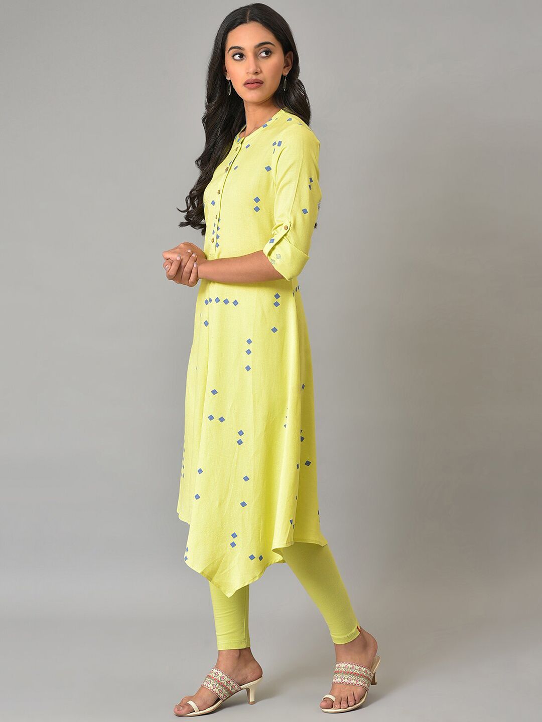 W Women Geometric Printed Kurta