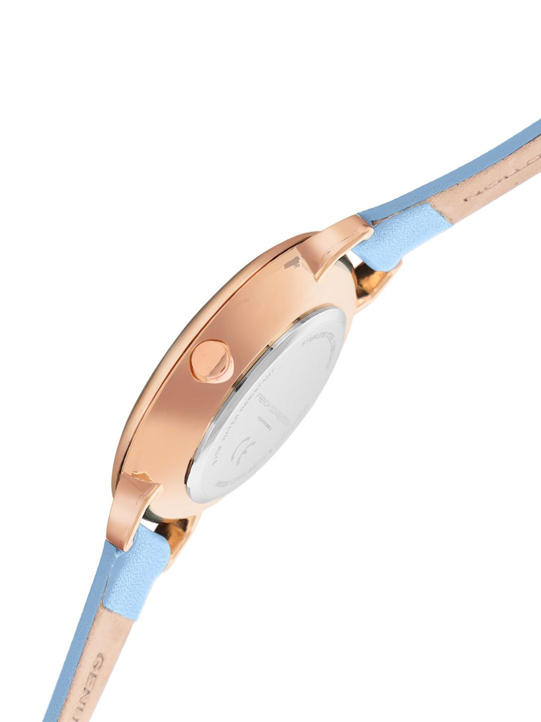 French Connection Women Printed Dial & Leather Straps Analogue Watch FCN00088G