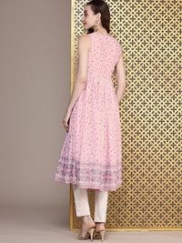 House of Pataudi Jashn Floral Printed A-Line Kurta
