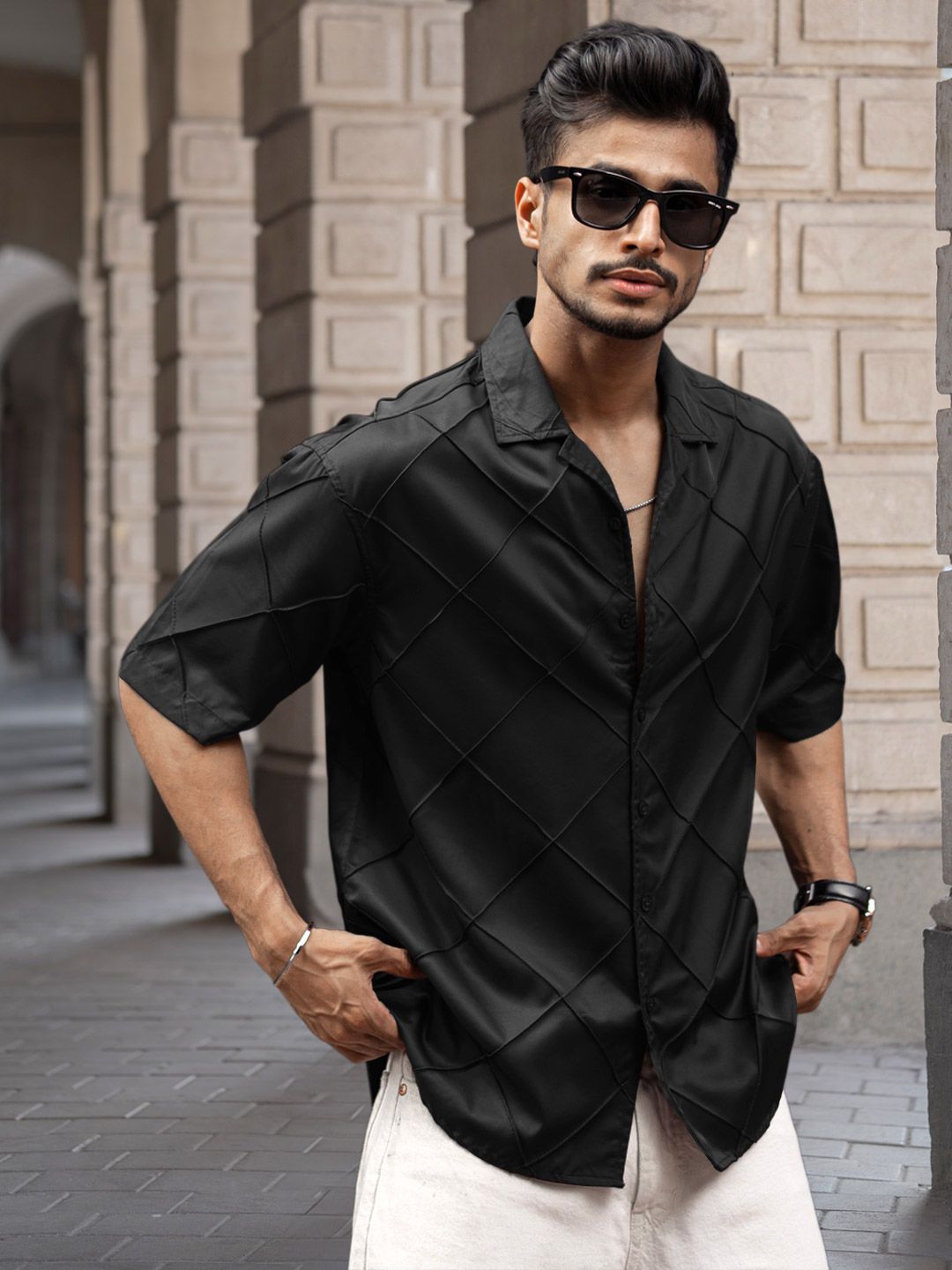 Powerlook Men Opaque Casual Shirt