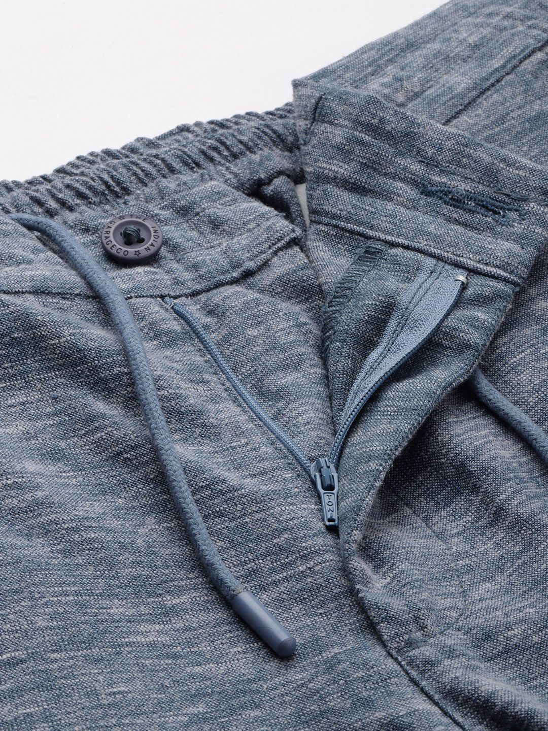 The Indian Garage Co Men Mid-Rise Slim Fit Joggers