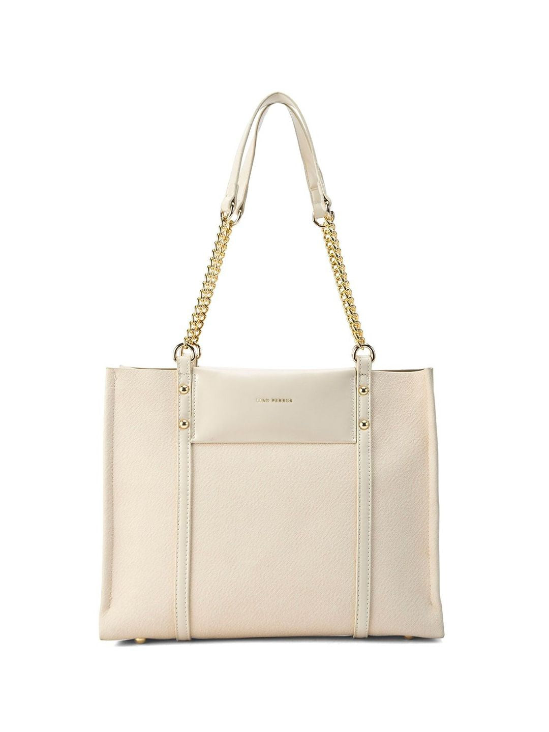 Lino Perros Oversized Structured Tote Bag with Quilted