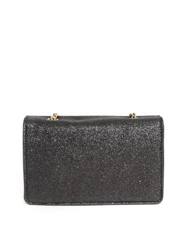 Lino Perros Black Shimmer Sling Bag