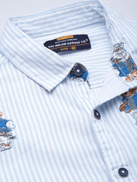 The Indian Garage Co Pure Cotton Animal Printed Casual Shirt