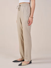 AND Women Mid Rise Regular Fit  Trousers