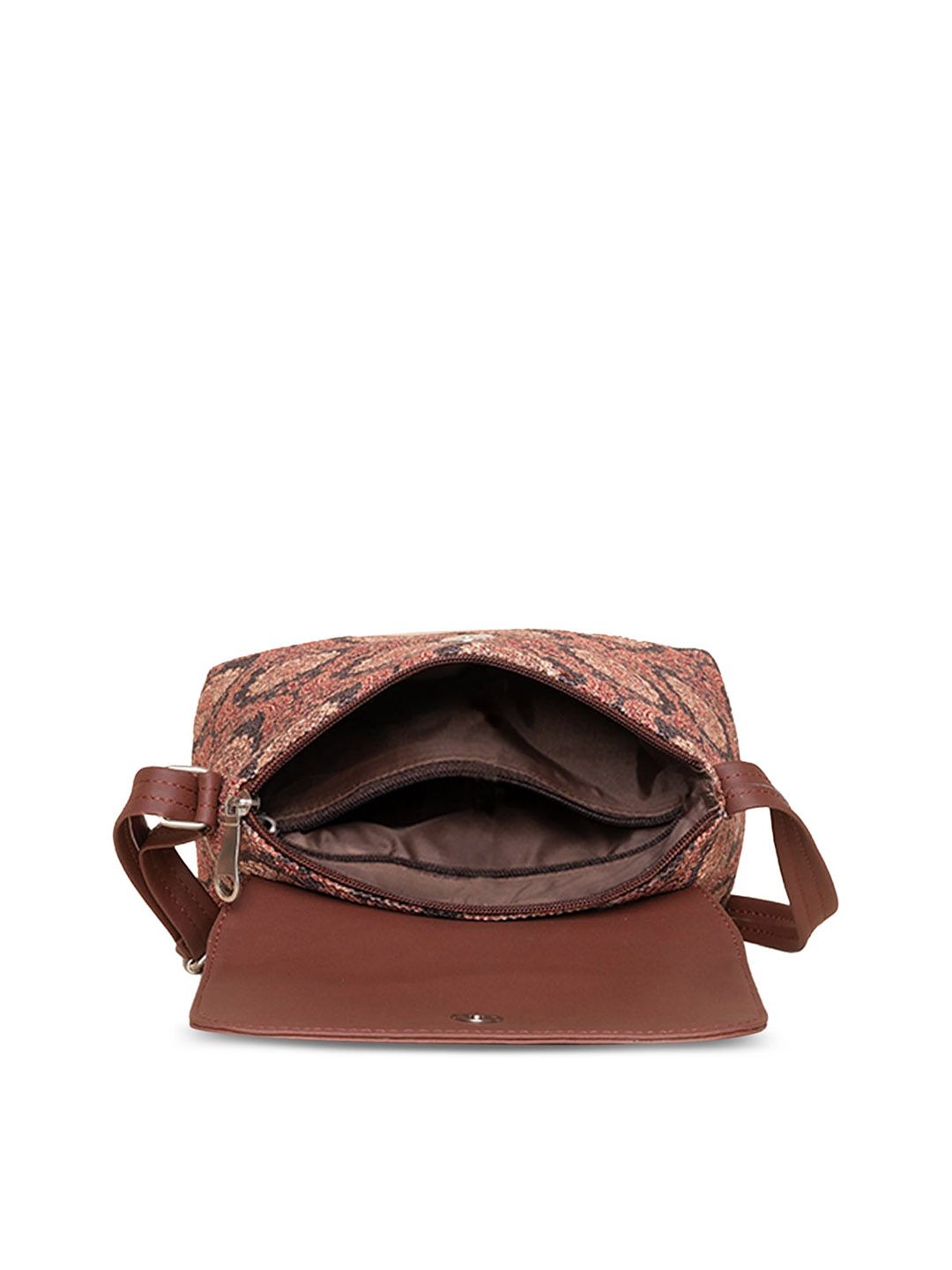 ZOUK Ethnic Motifs Printed Shopper Sling Bag