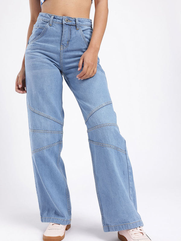 DressBerry Women Urban Savvy Bootcut Fit Light Fade Jeans