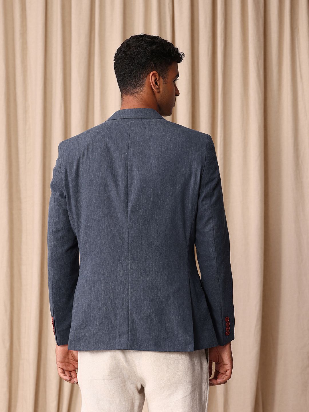 Mr Bowerbird Floral Embroidered Tailored Fit Single-Breasted Casual Blazer