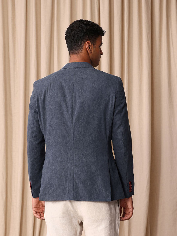 Mr Bowerbird Floral Embroidered Tailored Fit Single-Breasted Casual Blazer