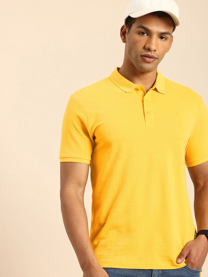 Being Human Polo Collar Pure Cotton T-shirt