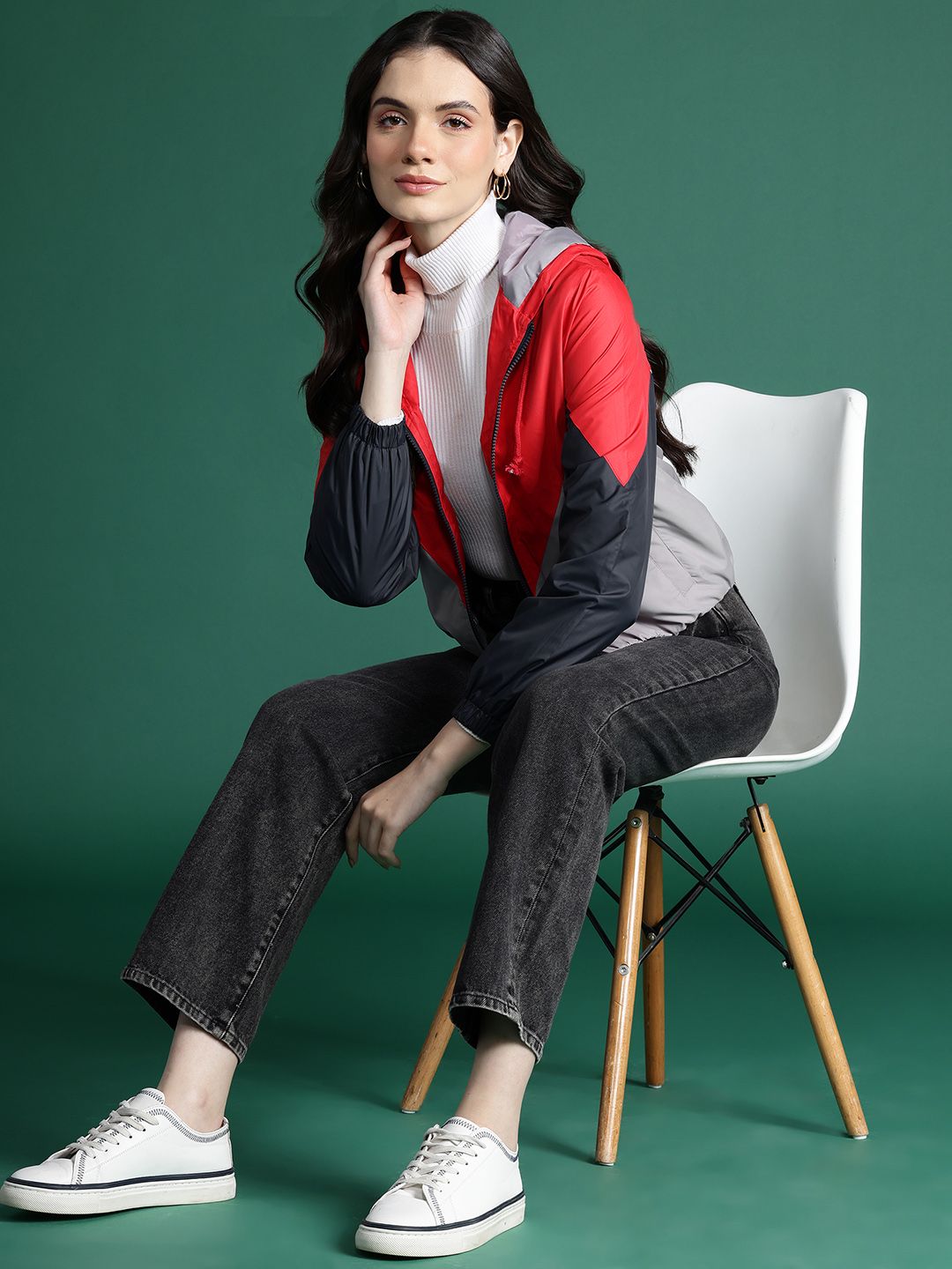 DressBerry Colourblocked Tailored Jacket