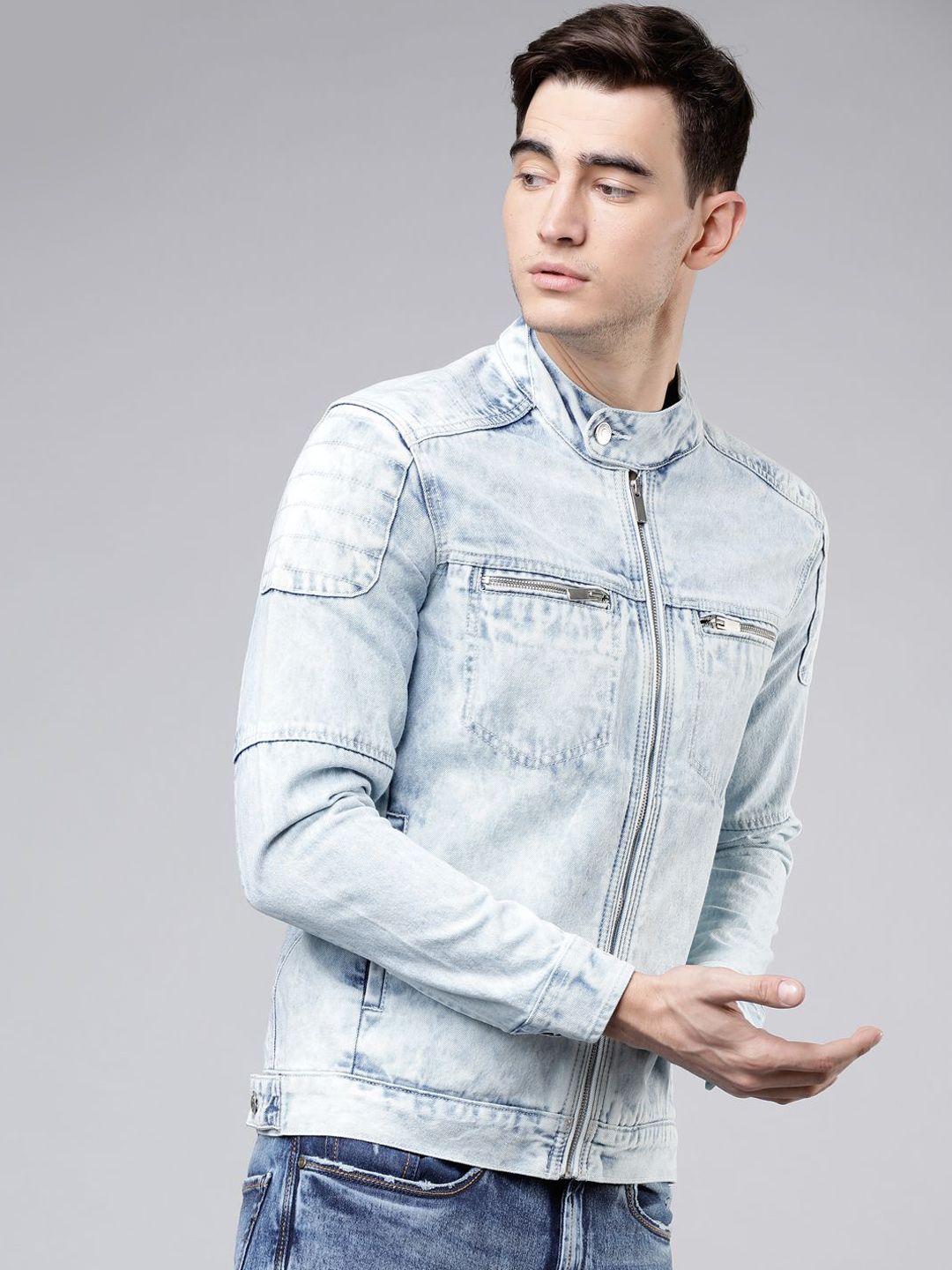 HIGHLANDER Men Denim Jacket