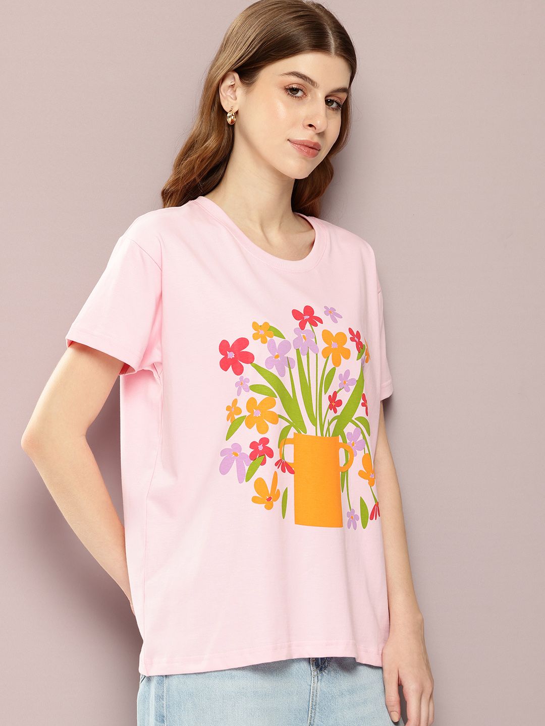 DILLINGER Women Graphic Printed Boxy T-shirt