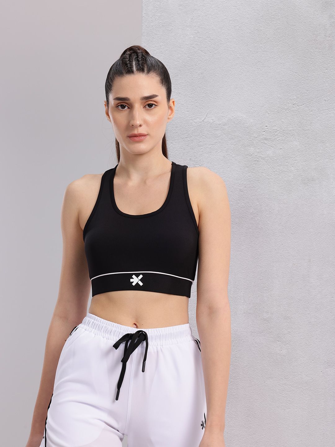 HRX by Hrithik Roshan Racerback Full Coverage Lightly Padded Training Bra KT212_03_A