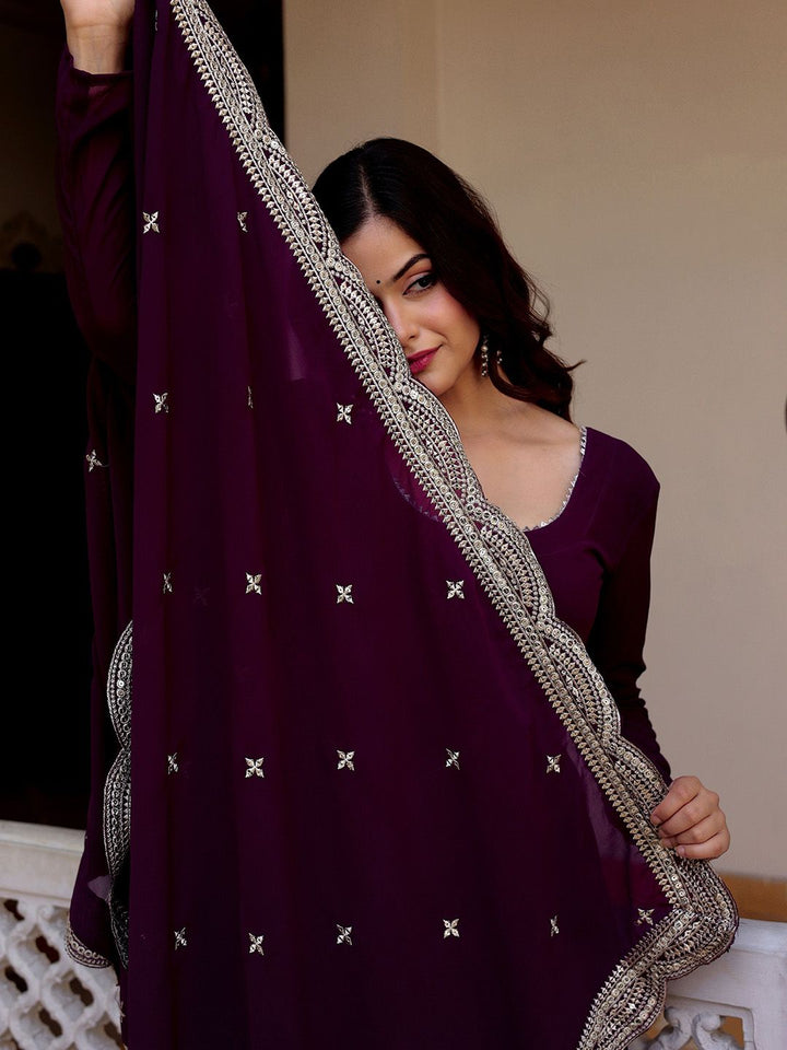 KALINI Women Regular Kurta with Trousers & With Dupatta