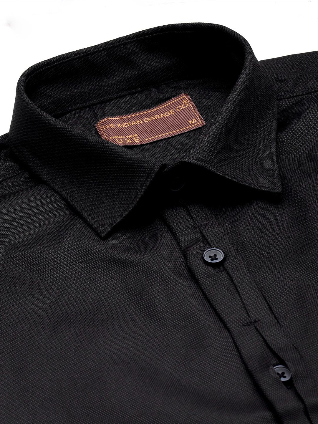 The Indian Garage Co. X Luxe Men Slim Fit Opaque Formal Shirt
