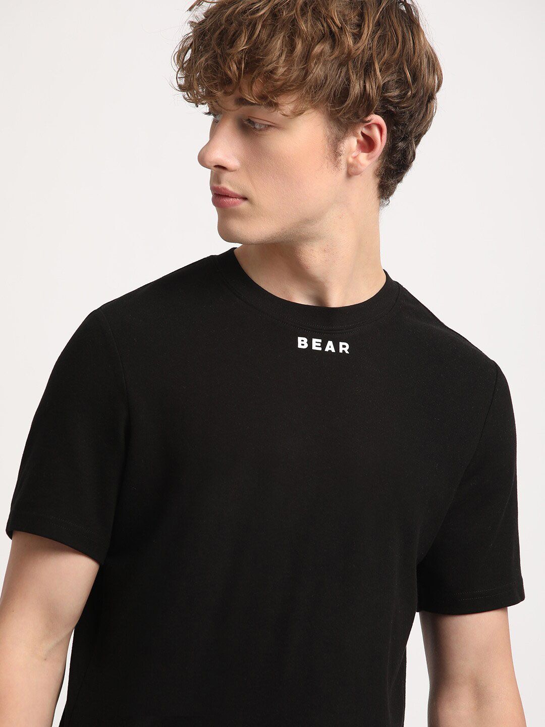 THE BEAR HOUSE Slim Fit Round Neck T-shirt