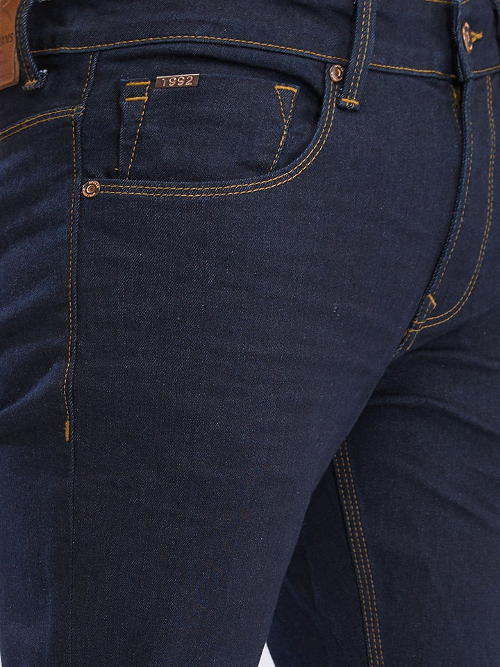 SPYKAR Men Slim Fit Low-Rise Clean Look Stretchable Jeans