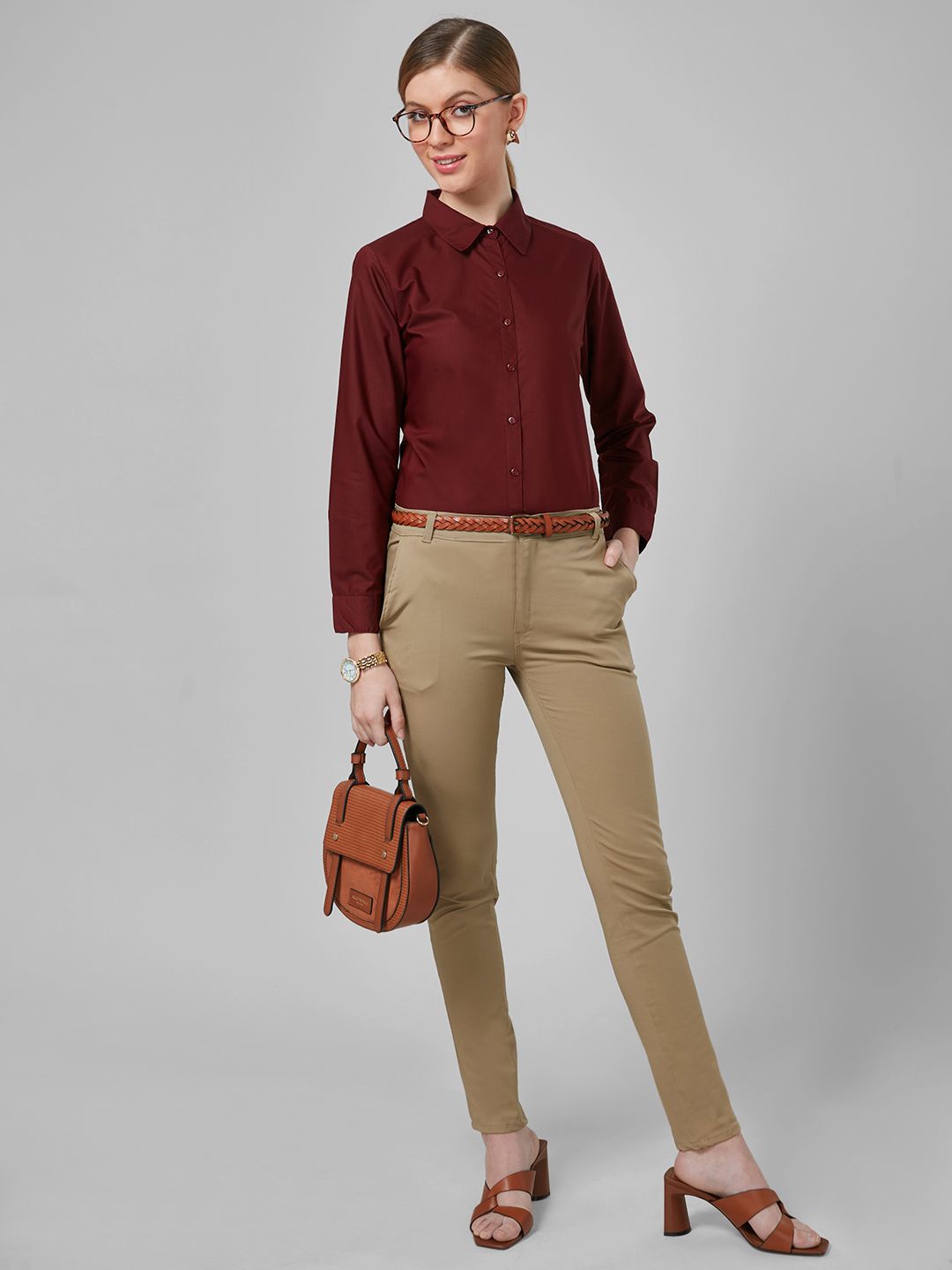Style Quotient Women Smart Formal Shirt