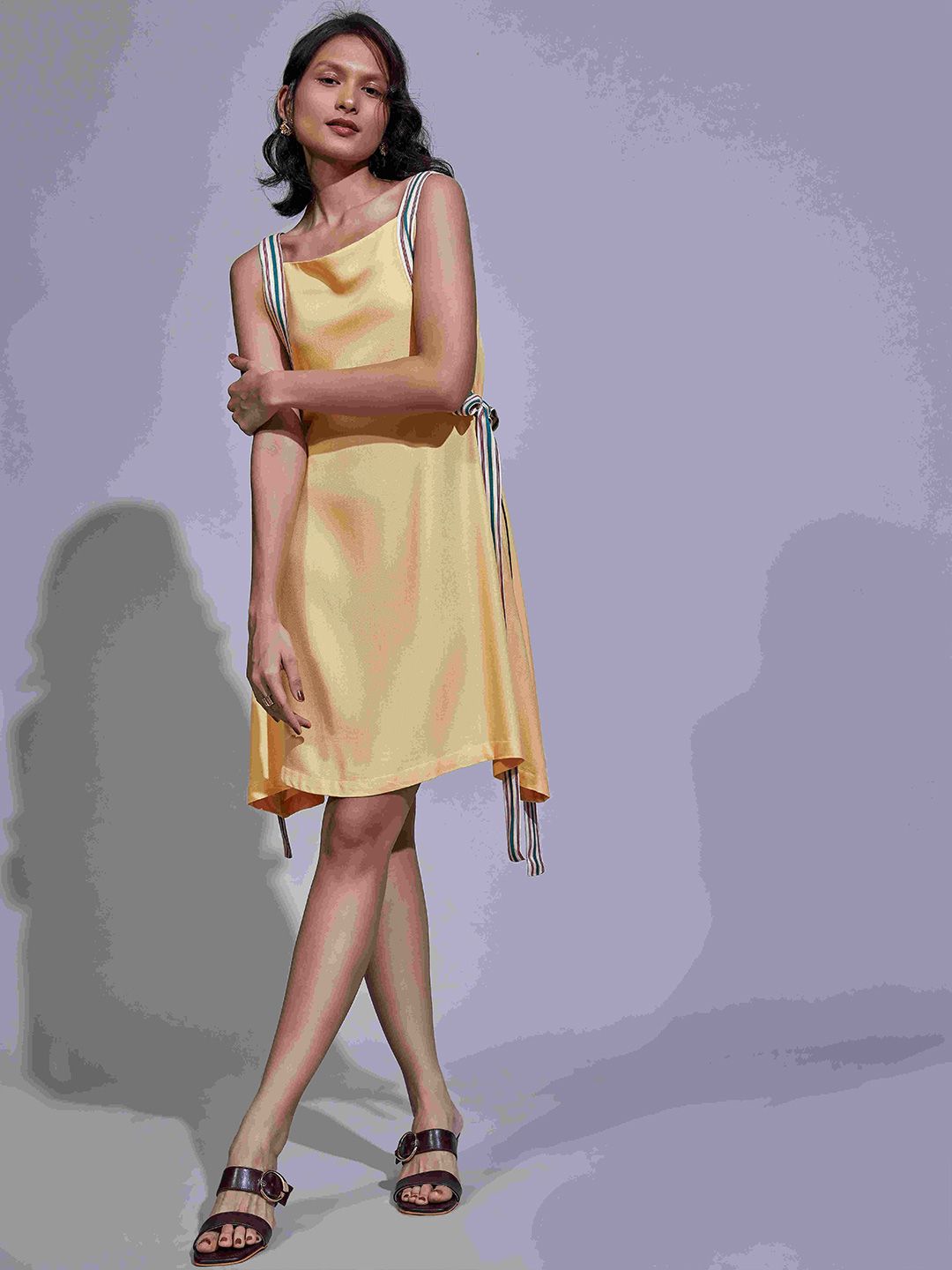 The Label Life Shoulder Straps A-Line Dress