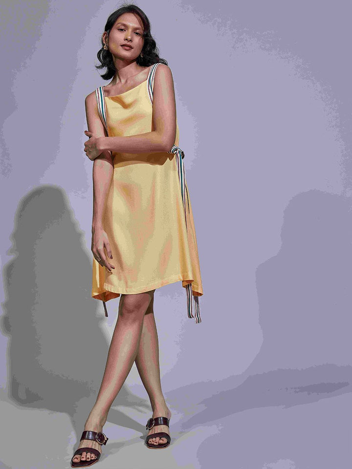 The Label Life Shoulder Straps A-Line Dress