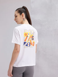HRX by Hrithik Roshan Women Brand Logo Printed T-shirt