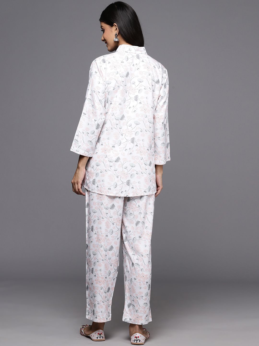 Libas Women Printed Shirt with Trousers